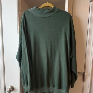 Aerie Women’s Forest Green Crewneck Sweater
